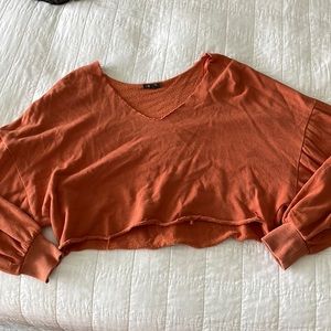Cropped sweatshirt